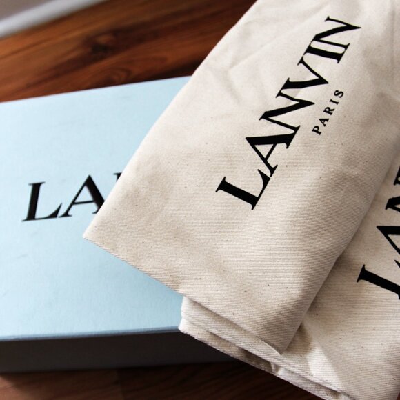 BNWT AW20 LANVIN SWAN LOAFERS IN BRUSHED LEATHER 40 - Picture 8 of 12